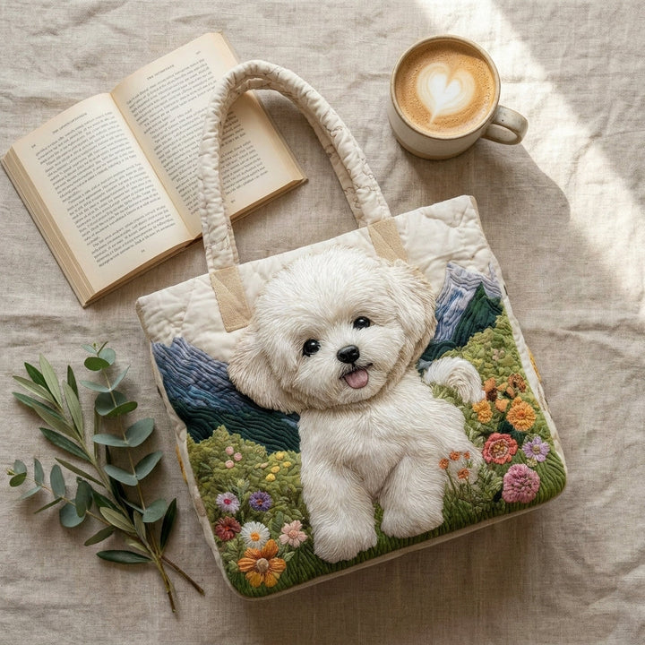 Sac Matelassé Artisan - Chien Enchanté