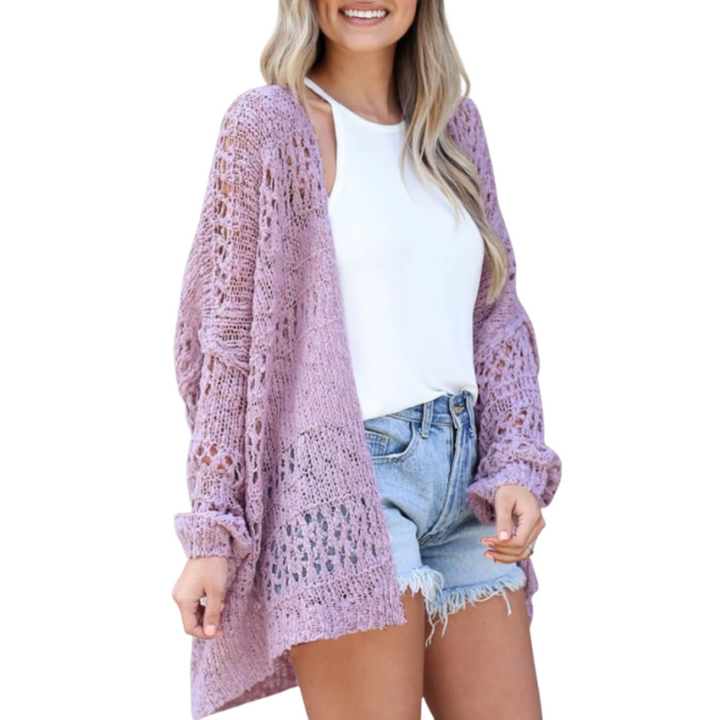 NAOMI | Cardigan d'été boho léger et oversize