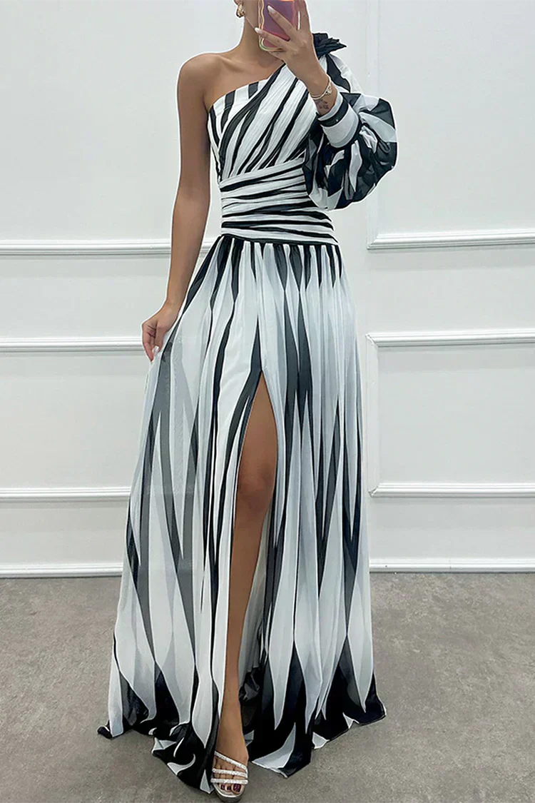 Shiloh | Robe Maxi Rayée Élégante