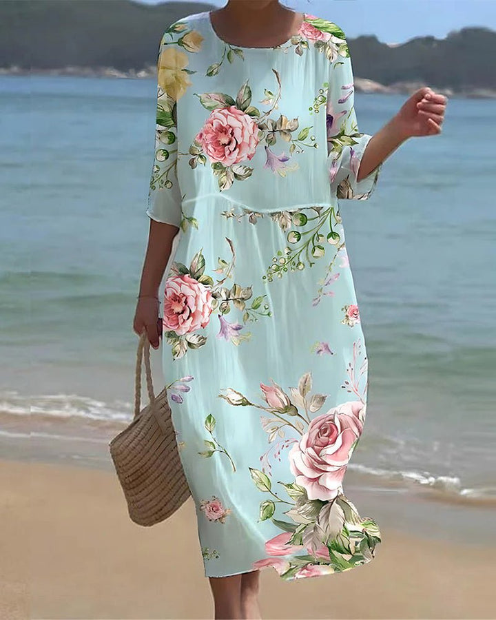 Sienna | Robe Fleur de Coucher de Soleil