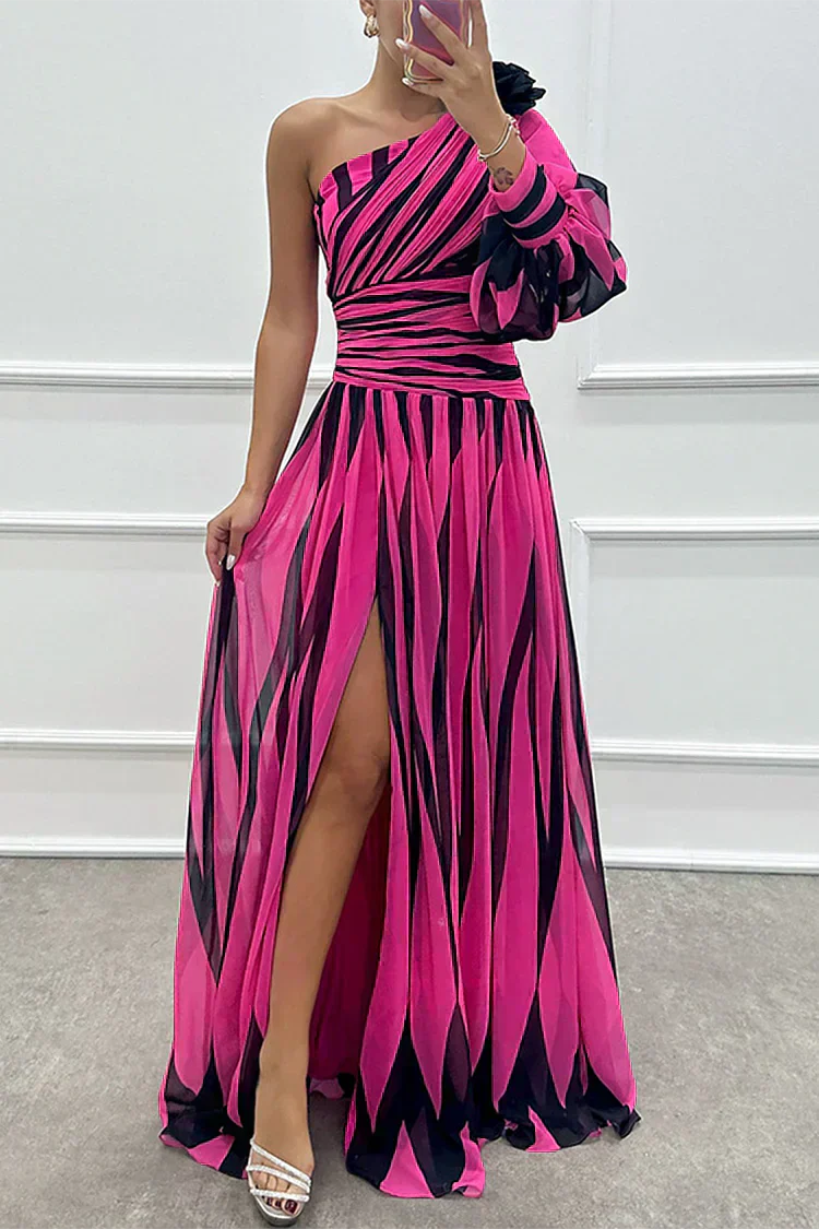 Shiloh | Robe Maxi Rayée Élégante