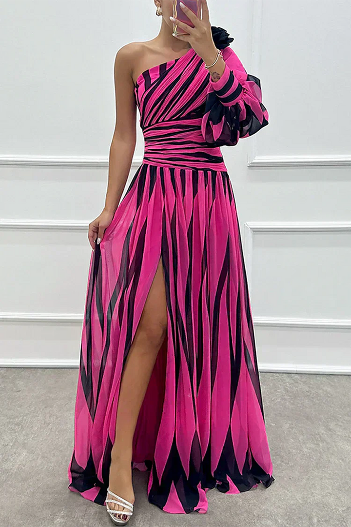 Shiloh | Robe Maxi Rayée Élégante