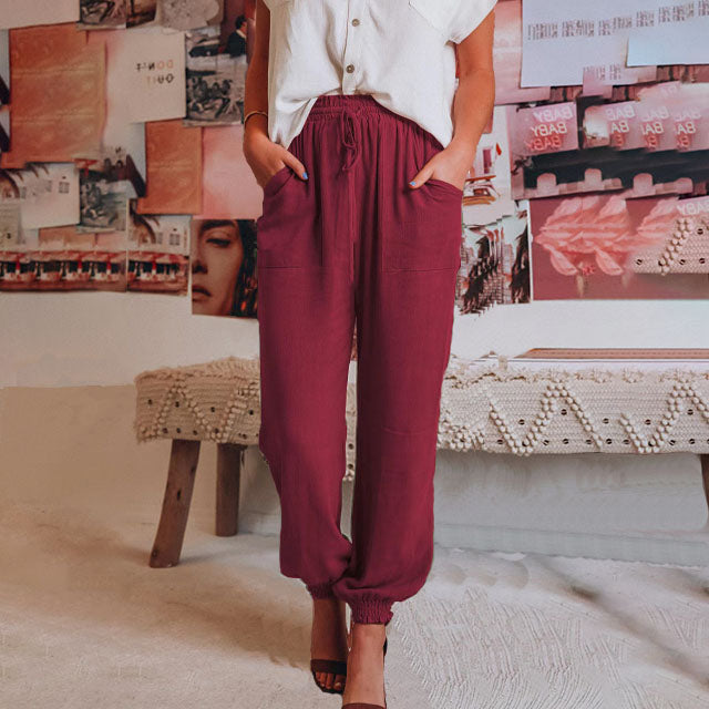 Kaeli – Pantalons Élégants avec Corde