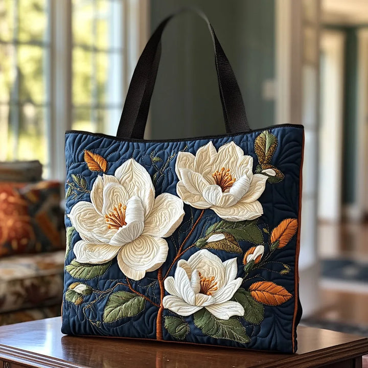 Sac Matelassé Artisan - Magnolia Délicat