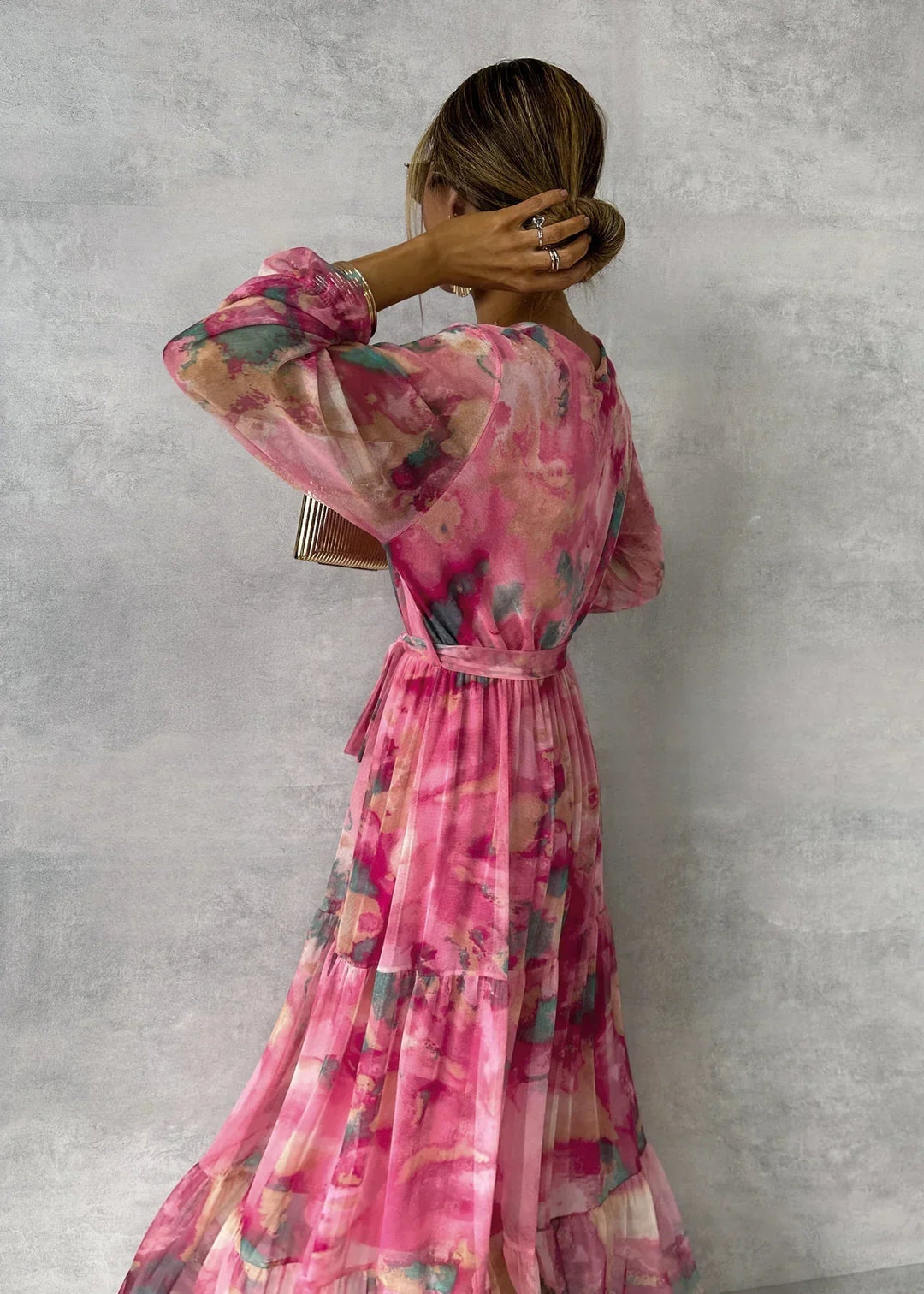Été | Robe portefeuille avec imprimé floral