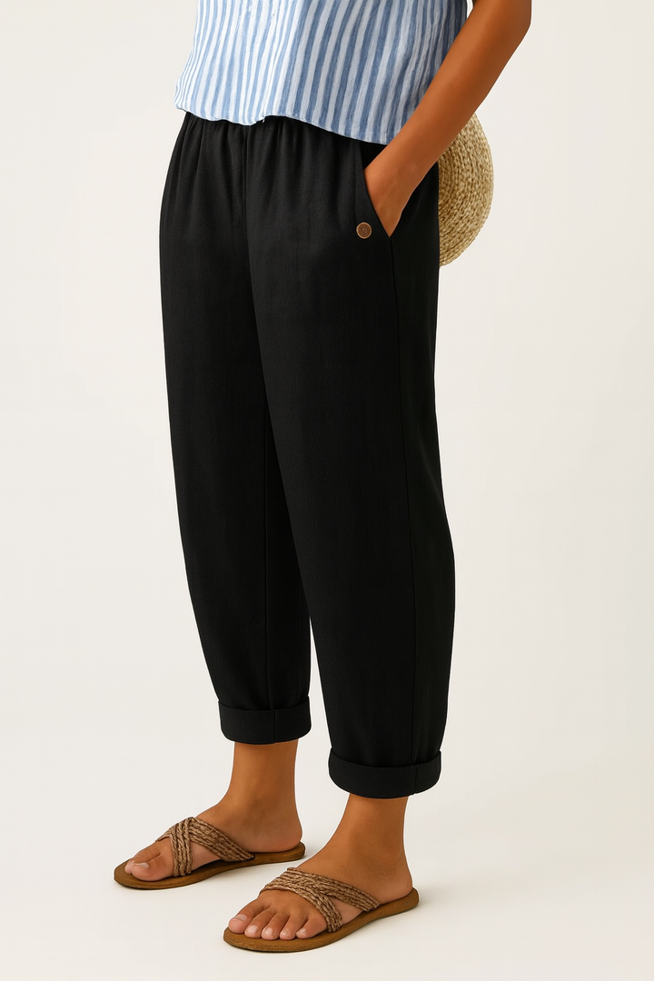 Stella | Pantalons en Lin Éternel