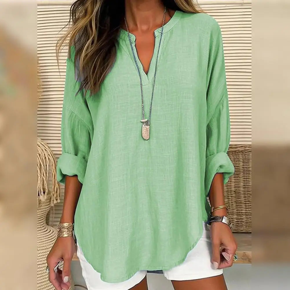 PENELOPE | Blouse Effet Lin