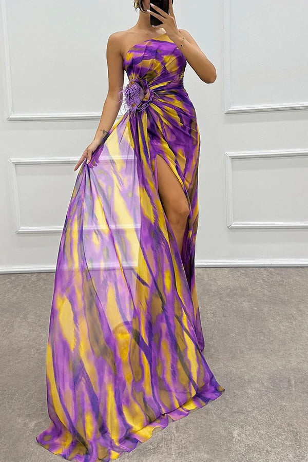Sandra | Robe Drapée Vibrante