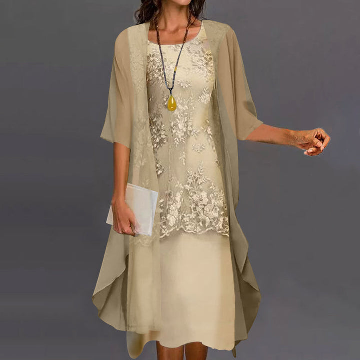 Eleanor | Robe élégante en chiffon deux pièces