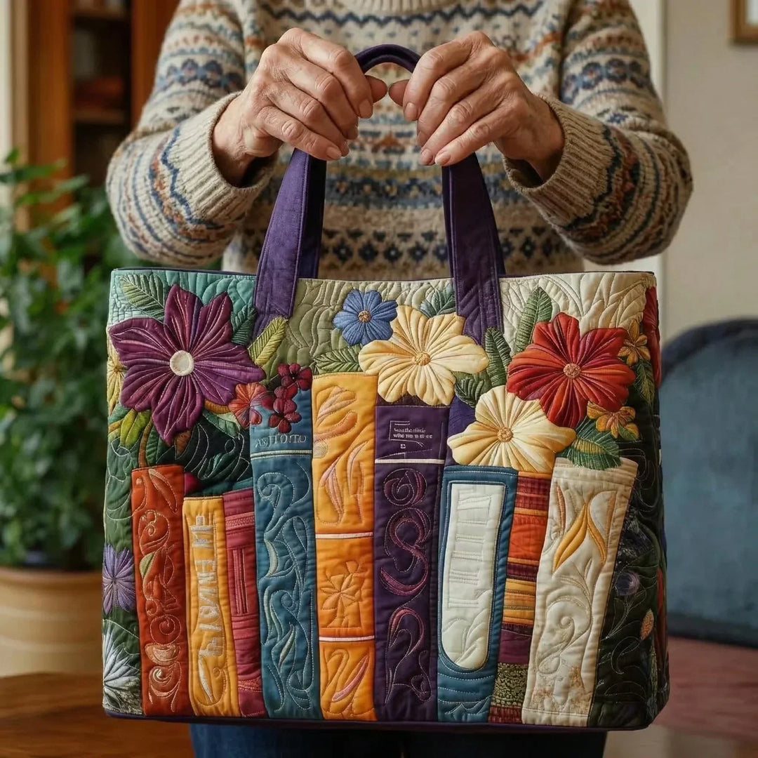 Sac Tote Matelassé - Amoureux des Livres
