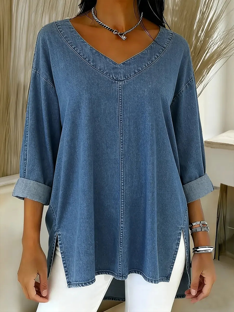 Lucy | Haut en Denim Stylé